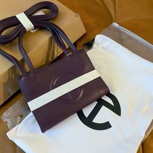 Small Telfar Eggplant Shopping Bag